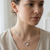 Duo Blanche — Collier & Boucles