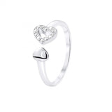 Bague motif "COEUR" Ajustable