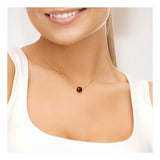 Collier- Perles de Culture- Diamètre 9-10 mm Chocolat- OrJaune