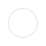 Collier NOELYSE | Argent & Perles Multicolores | 4/5 mm