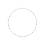 Collier NOELYSE | Argent & Perles Multicolores | 4/5 mm