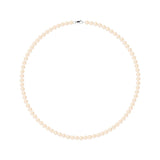 Collier NOELYSE | Argent & Perles Roses | 5/6 mm