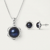 Duo Black Tahiti — Collier & Boucles