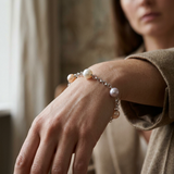 Bracelet NINA | Argent & Perles de Culture Multicolores