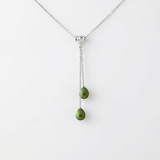 Collier TOI & MOI | Perles de Culture Vert Intense