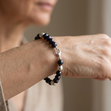 Bracelet Porte Bonheur - Perles d'Eau Douce Black Tahiti