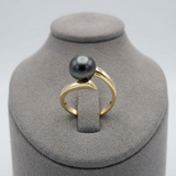 Bague ELISE | Or Jaune & Perle de Tahiti