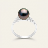 Bague MÉLIA | Or Blanc & Perle de Tahiti