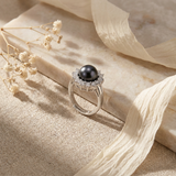 Bague LUANA | Perle Noire