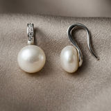 Boucles d'oreilles MOEA | Perles Blanches