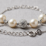 Bracelet ARAVAI | Perles de Culture Blanches