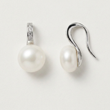 Boucles d'oreilles MOEA | Perles Blanches