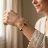 Bracelet Or Jaune & 3 Perles de Tahiti - 8/9mm