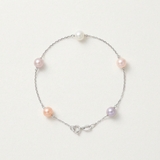 Bracelet Perles de Culture Ronde 6-7 mm Multicolor