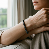 Bracelet Porte Bonheur - Perle d'Eau Douce Black Tahiti