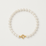 Bracelet NOELYSE | Or Jaune & Perles Blanches