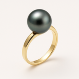 Bague ELISE | Or Jaune & Perle de Tahiti
