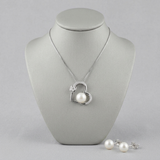 Duo Blanche — Collier & Boucles