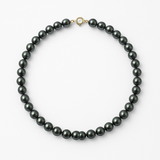 Collier NOELYSE | Or Jaune & Perles Noires | 6/7 mm