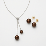 Duo Chocolat — Collier & Boucles
