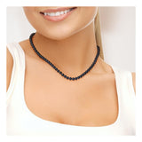 Collier AURÉLIA | Argent & Perles de Culture Black Tahiti