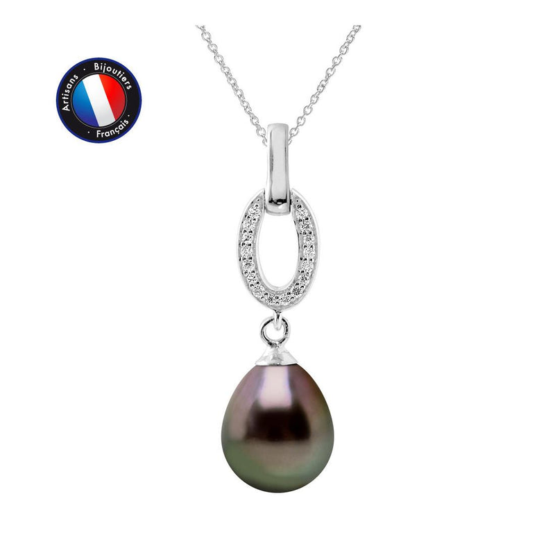 Collier ISOBELLA | Argent, Perle de Tahiti & Oxydes de Zirconium