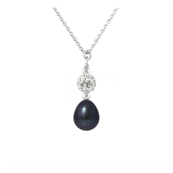 Collier KAMLA | Perle d'eau douce Noire