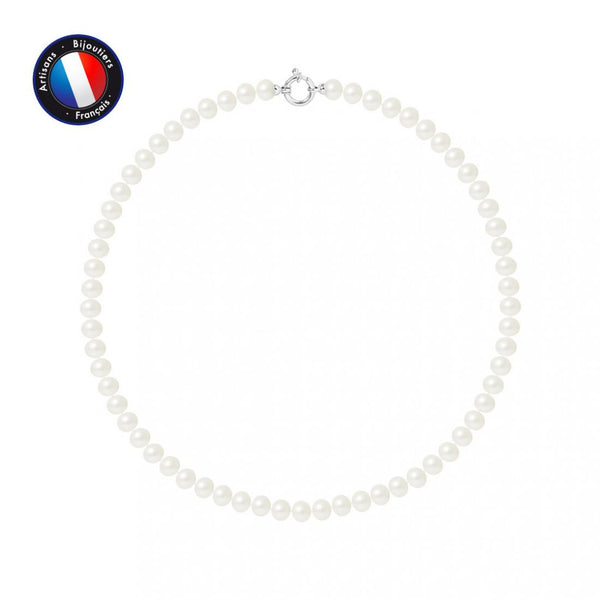 Collier LYSE | Perle de Culture Blanche 7/8mm