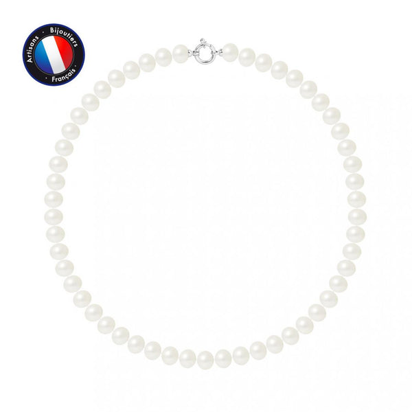 Collier LYSE | Perle de Culture Blanche 9/10mm