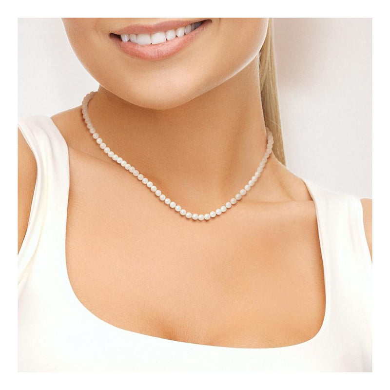 Collier VAÏNA | Argent & Perles de Culture Blanches