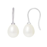 Boucles d'oreilles DIANA | Argent & Perles de Culture Blanches