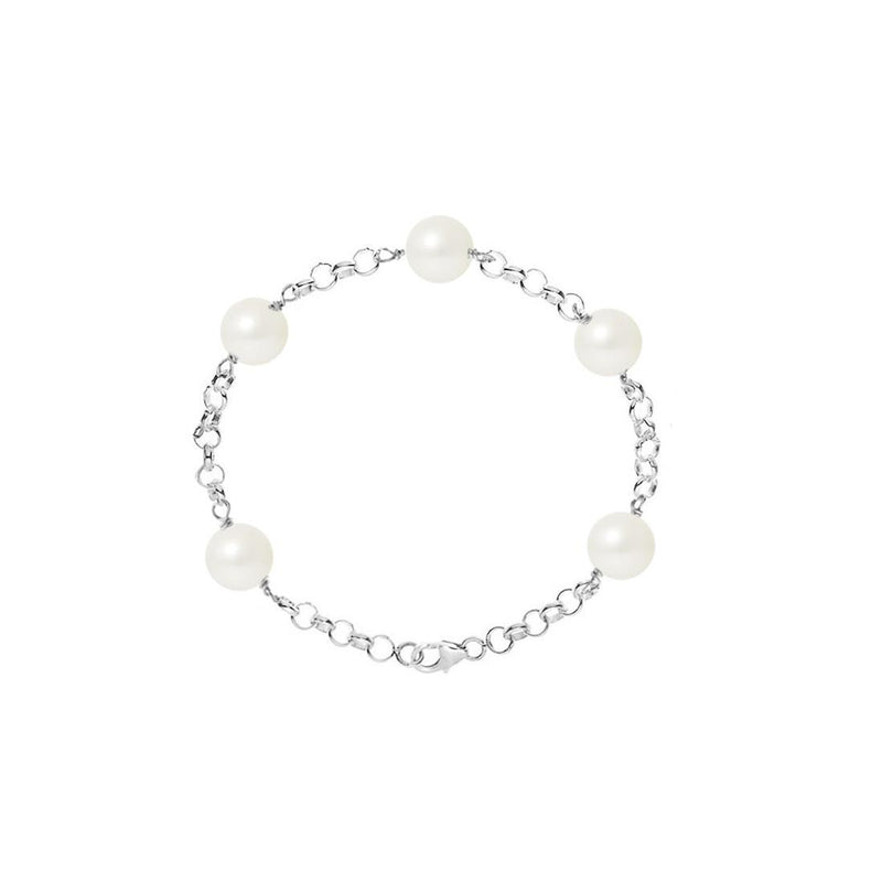 Bracelet NINA | Argent & Perles de Culture Blanches