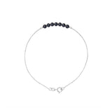 Bracelet- Perle de Culture d'Eau Douce - Diamètre 3-4 mm Black Tahiti-