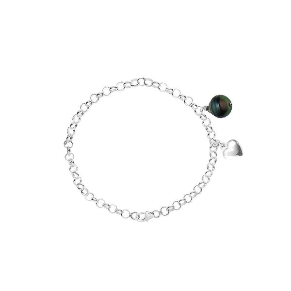 Bracelet- Perle de Tahiti- Diamètre 9-10 mm- Bijou Femme