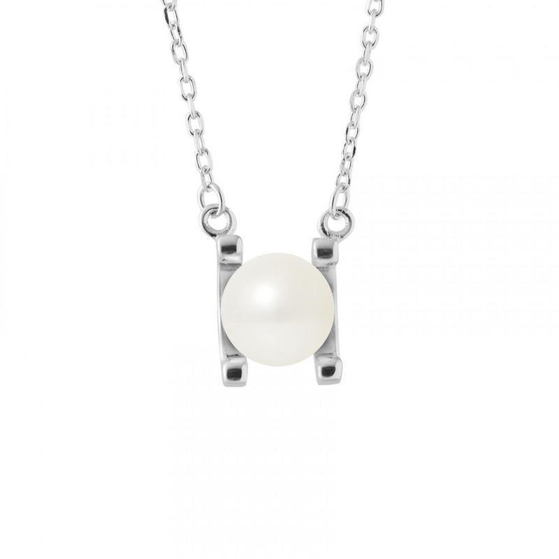 Collier 2C | Argent & Perle de Culture Blanche