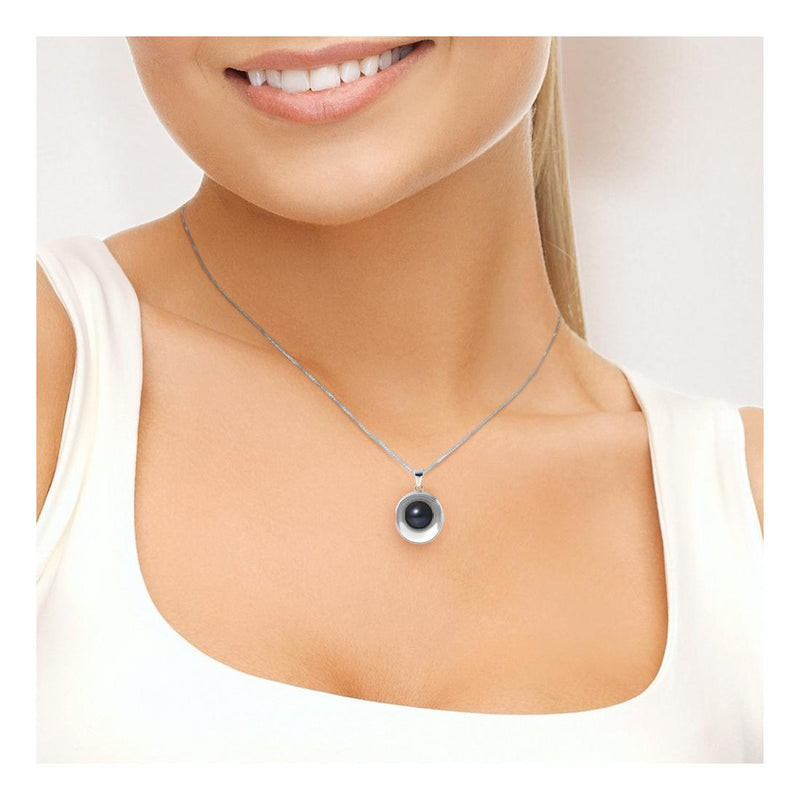 Collier MOON | Perle de Culture Black Tahiti