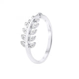 Bague motif "FEUILLE DE LAURIER"  Ajustable