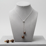 Duo Chocolat — Collier & Boucles