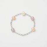 Bracelet NINA | Argent & Perles de Culture Multicolores