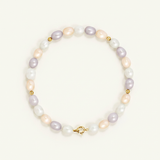 Bracelet MARTHA | Or Jaune & Perles de Culture Multicolores