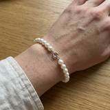 Bracelet ESMÉRALDA | Perles de Culture Blanches