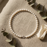 Bracelet ESMÉRALDA | Perles de Culture Blanches