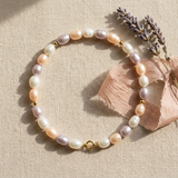 Bracelet MARTHA | Or Jaune & Perles de Culture Multicolores