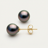 Puces d'oreilles AMY | Or Jaune & Perles de Tahiti