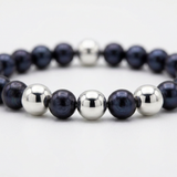 Bracelet Porte Bonheur - Perles d'Eau Douce Black Tahiti