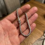 Bracelet "Rivière de Diamant"  Ensemble avec Oxydes de Zirconium