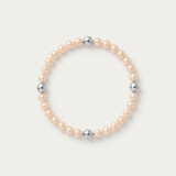 Bracelet Porte Bonheur - Perles d'Eau Douce Roses
