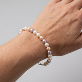 Bracelet Porte Bonheur - Perles d'Eau Douce Multicolores