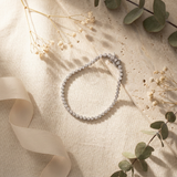 Bracelet "Rivière de Diamant"  Ensemble avec Oxydes de Zirconium