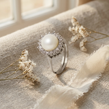 Bague FÉLICIA | Argent & Perle de Culture Blanche
